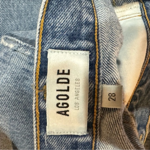 Agolde 90s Jean Mid Rise Loose Fit Fall Out - Picture 9 of 9